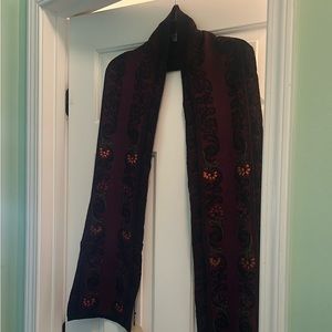 SIMPLY NATURAL 100% alpaca wool women's scarf Purple Anastasia  NWT